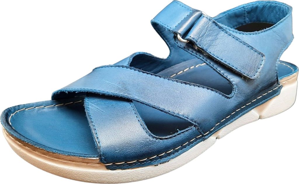 Andrea Conti Komfort Sandalen Damen 31323739303237 Blau 37 EU