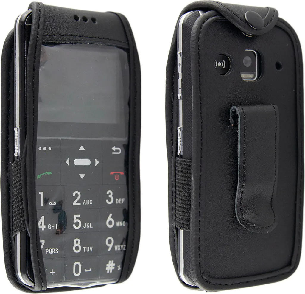 Custodia da Cintura caseroxx Pelle con Finestra per Easyfone Prime-A7