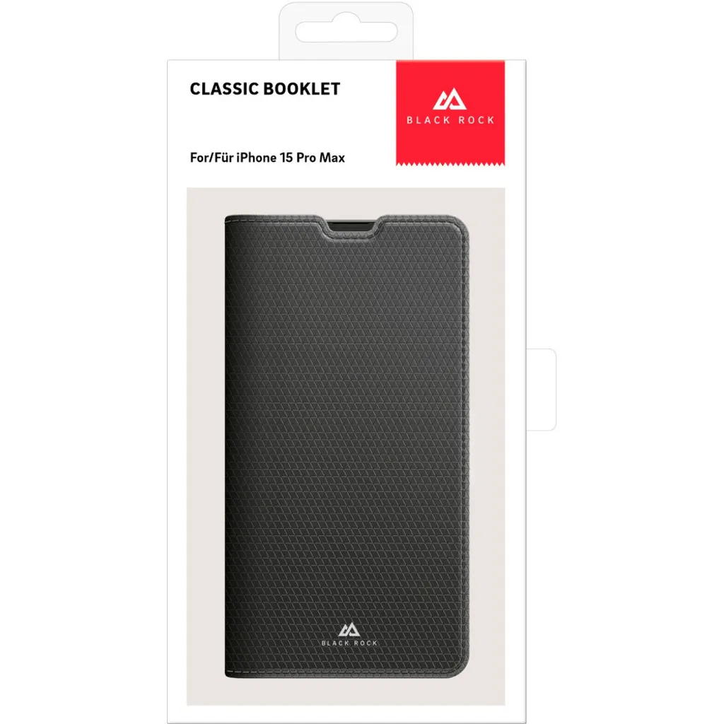 Protection intégrale iPhone 15 Pro Max Black Rock - Étui Usage Quotidien