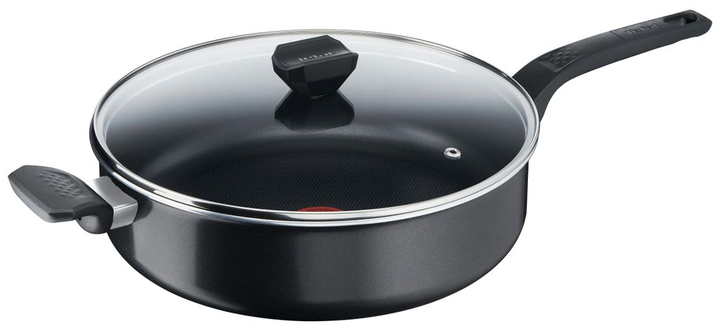 Tefal Easy Cook & Clean B55537, Rond, Braadpan, Zwart, Productafbeelding 
