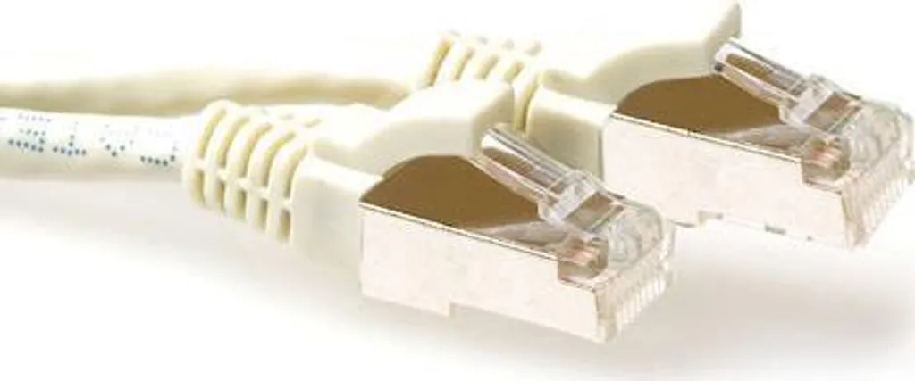 ACT Cavo Patch CAT6A 5m LSZH SFTP - Connessione Professionale Avorio - 3