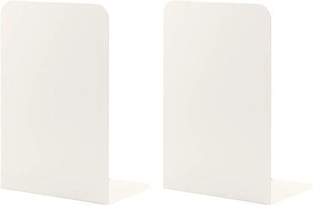 Étagère à livres blanche en métal pour organiser un bureau moderne