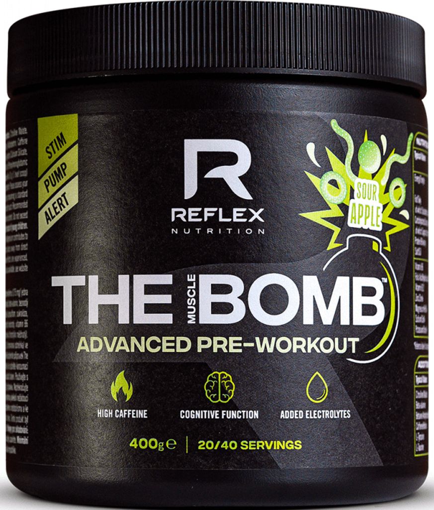 Reflex Nutrition The Muscle Bomb (40 serv) Sour Apple - Pre-Workout - Pre-Workout Booster
