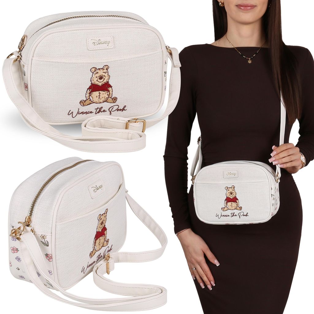 DISNEY Winnie Puuh Leinenhandtasche für Damen, kleine Produktbild 