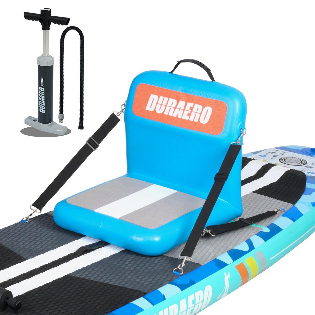 DURAERO Aufblasbarer Kajaksitz mit Rückenlehne – SUP & Produktbild 