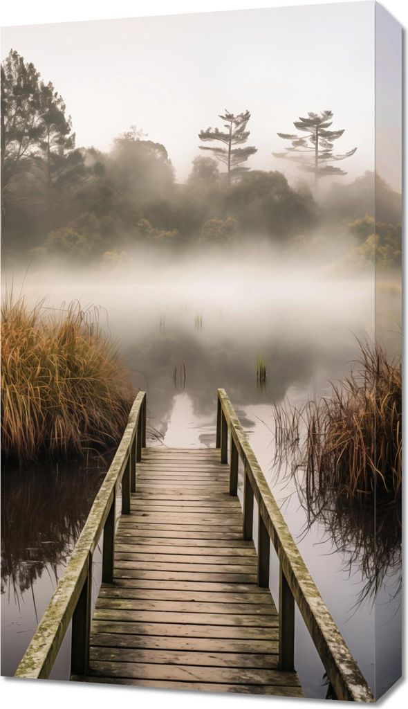 Bild 40x70cm Brücke zum Geheimnis