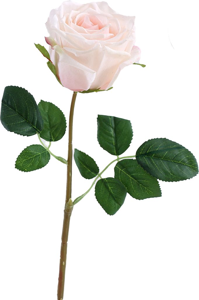 künstliche Blume umweltfreundlich anti-abgebildete Kunststoffsimulation Rosenblumdekor für Zuhause-Hell-Pink