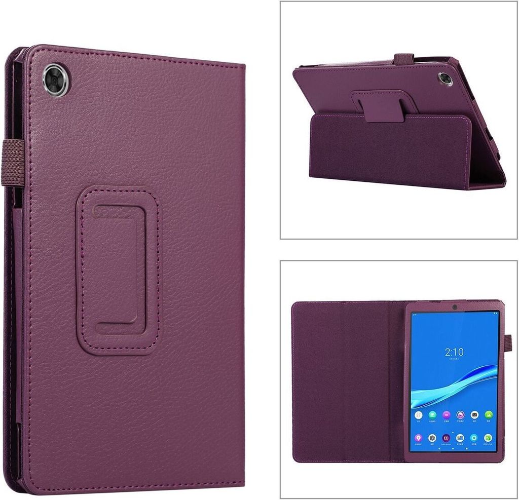 König Design Hülle kompatibel mit Kunstleder Handyhülle - Handy Case Lila