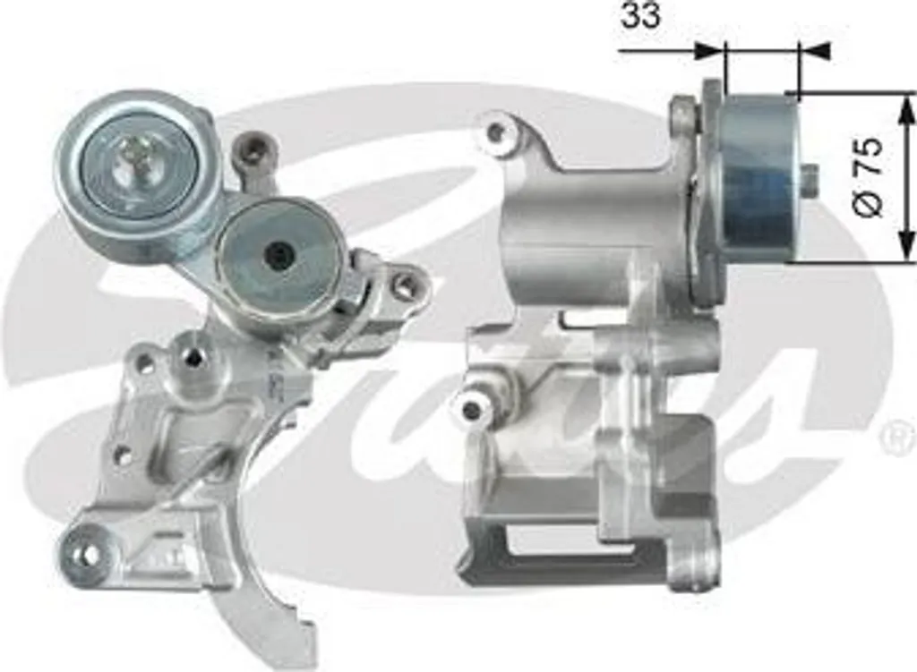 Pièce de rechange tendeur courroie Land Cruiser Gates OE 1662030010