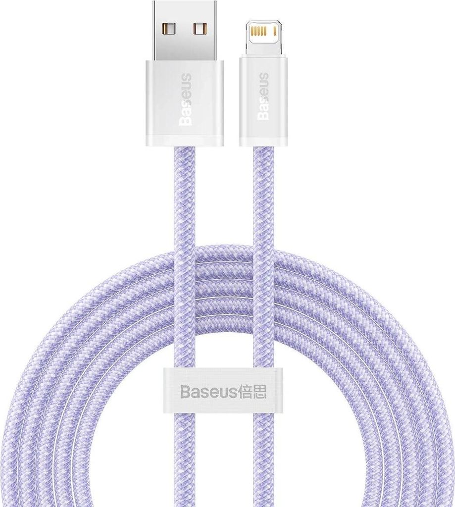 Baseus Dynamic 2 Series Kabel USB-A - Lightning 2.4A 480Mbps 2m lila