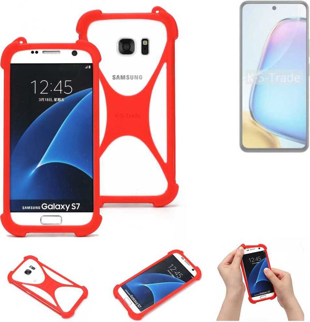 K-S-Trade Handy-Hülle kompatibel mit Vivo Y200t Schutz-Hülle Bumper Silikon Schutz Hülle Cover Case Silikoncase Silikonbumper TPU Softcase