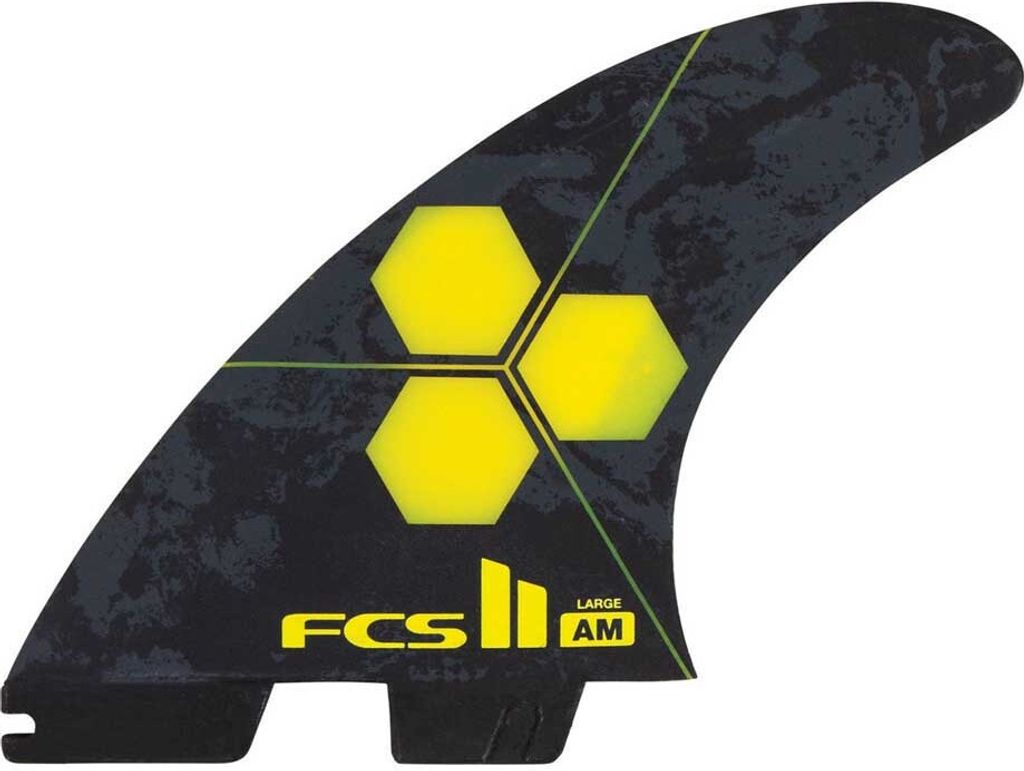 Fcs Ii Am Pc L Tri Fins Kiel Schwarz Schwarz One Size