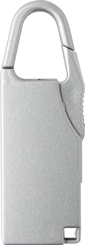 Floso - "Lucchetto" Gepäckschloss, Reise PF4993 (Einheitsgröße) (Silber)
