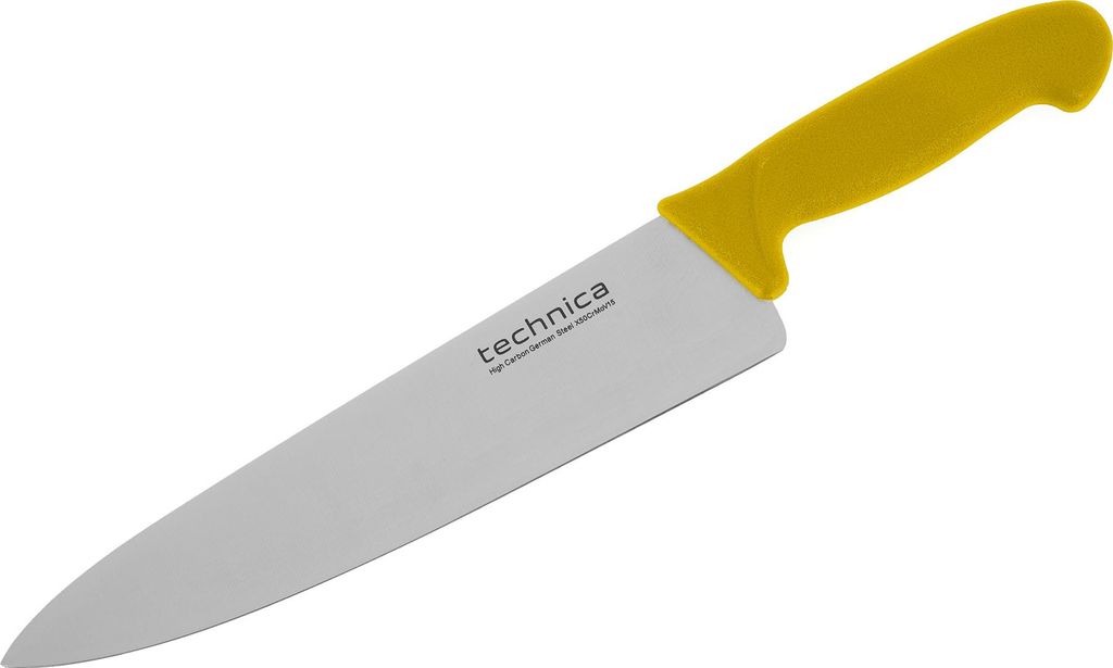 TECHNICA HACCP Kochmesser | 385 mm | Gelb | Glatte Spitze