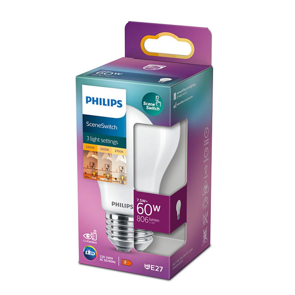 wit hoofdstuk Graveren Philips LED SceneSwitch Lampe ersetzt 60W, | Kaufland.de