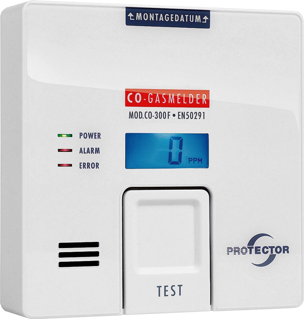 CO-Gasmelder CO-300 F mit beleuchtetem Display