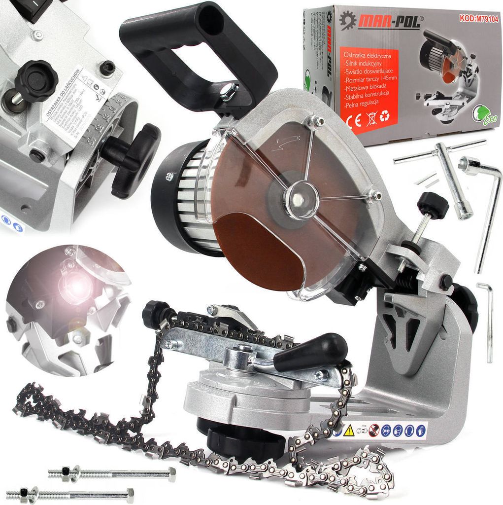 Kettensäge Schärfgerät Kettenschärfgerät Kettenschärfer Sägekettenschärfgerät