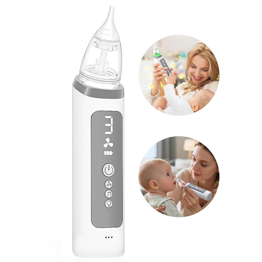 Nasensauger Baby mit 3 Saugstufen, 7 Lichtmodi, Produktbild 
