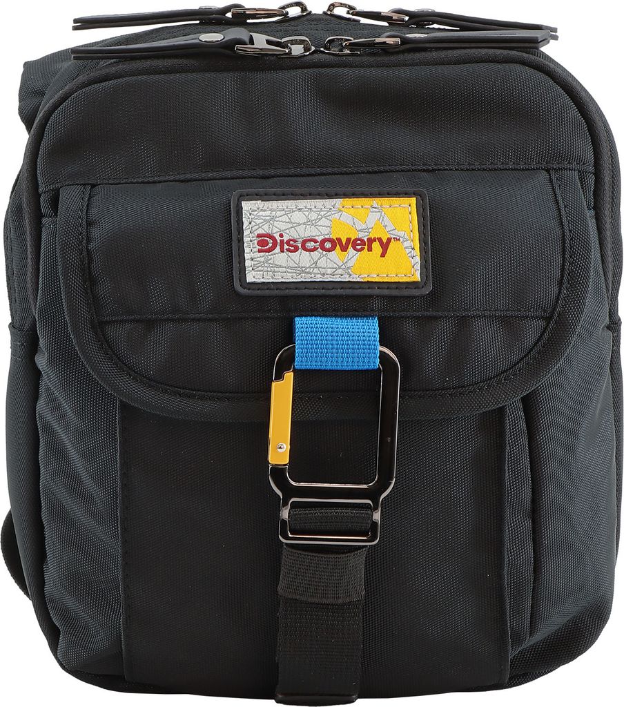 Discovery Schultertasche Icon Hergestellt aus dem rPet Polyester-Material Black One Size