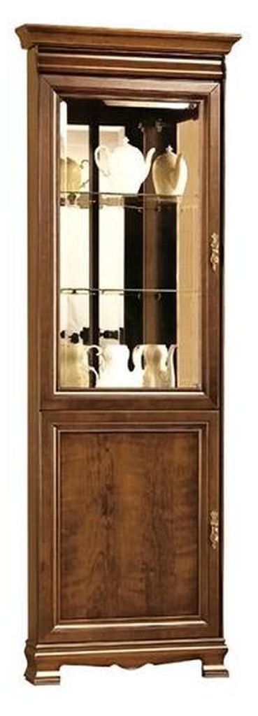Eckvitrine Vitrinenschrank Glasvitrine Glasdisplay Vitrine Regalvitrine