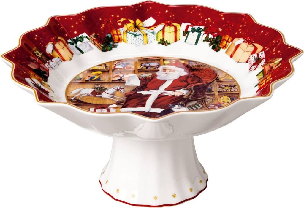 Villeroy e Boch ciotola di Natale su gamba 24x24 cm Toy's Immagine del prodotto 