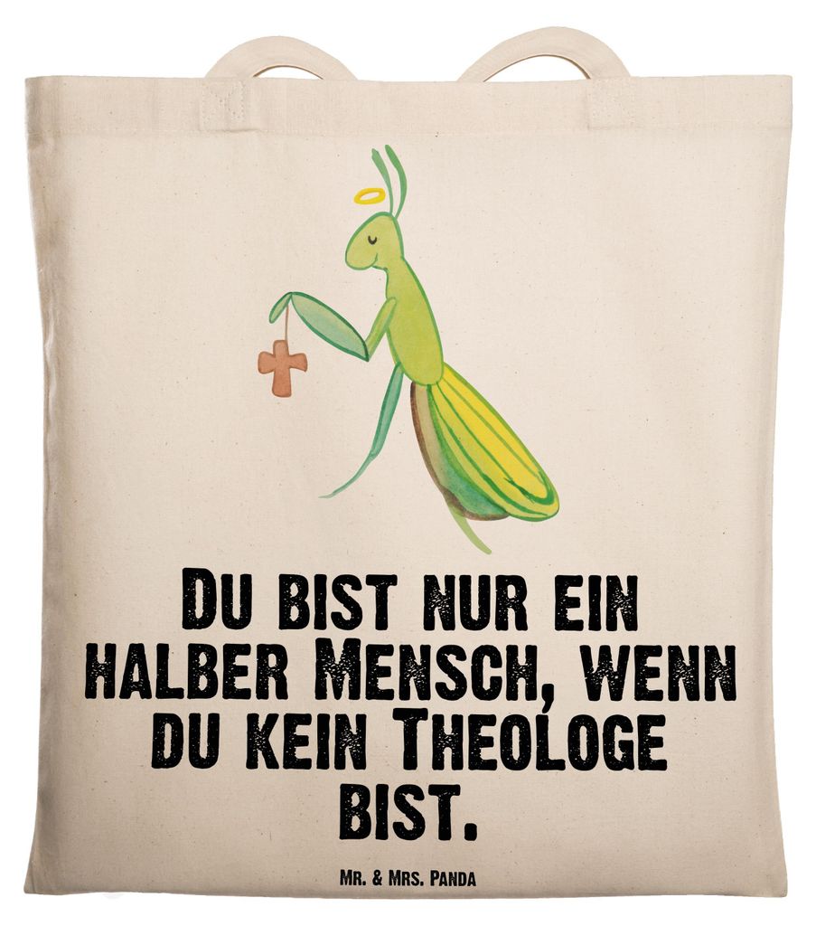 Mr. & Mrs. Panda Schultasche Theologe Herz - Transparent - Produktbild 