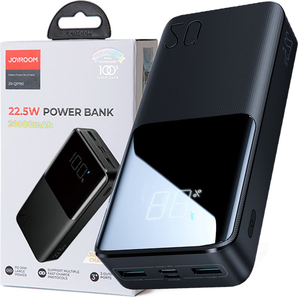 Powerbanka Joyroom 22,5W 20000Mah Pd Qc3.0 Afc Black Obrázek produktu 