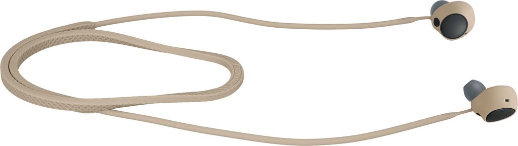 kwmobile Halteband kompatibel mit Sony WF-C700N Headphones - Kopfhörer Halter Band Strap in Beige
