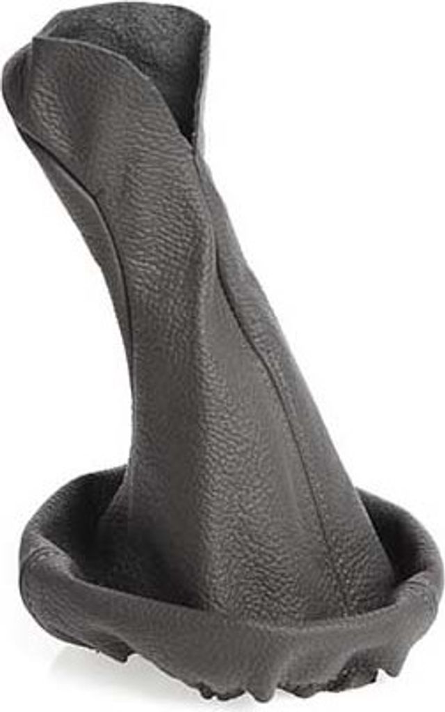 Lederbezug für Schaltknauf passend für Mercedes W203 grau Echtes Leder (00-08)