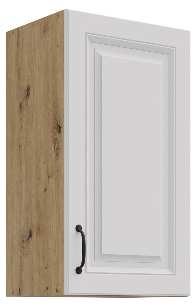 Hängeschrank 40 cm Stilo Weiss + Eiche Artisan Küchenzeile Produktbild 