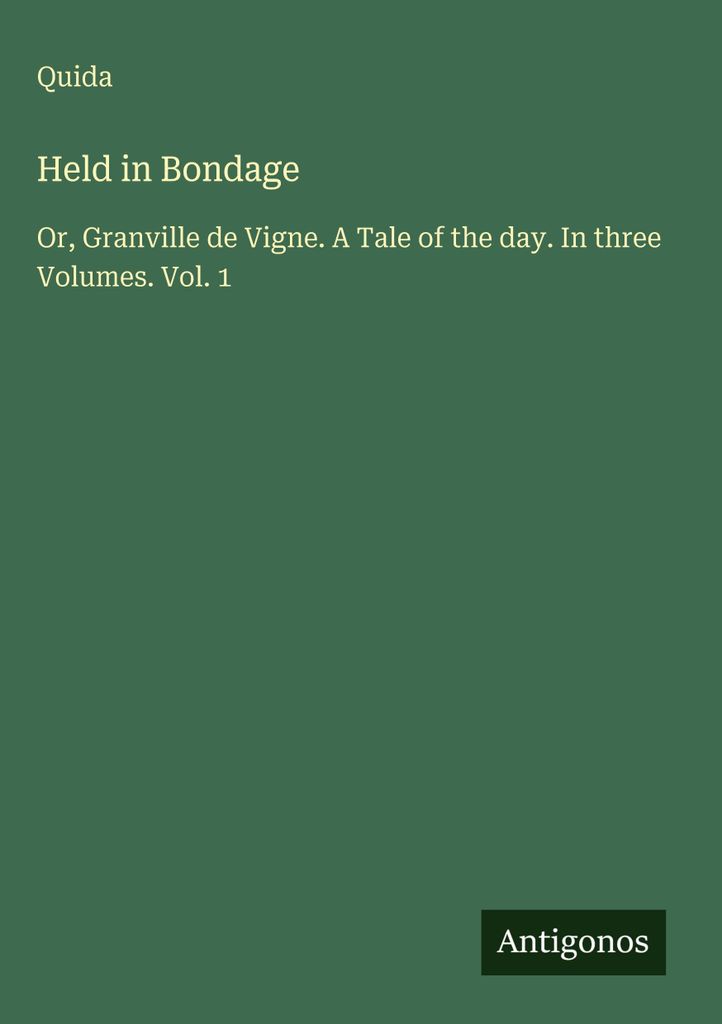 Held in Bondage