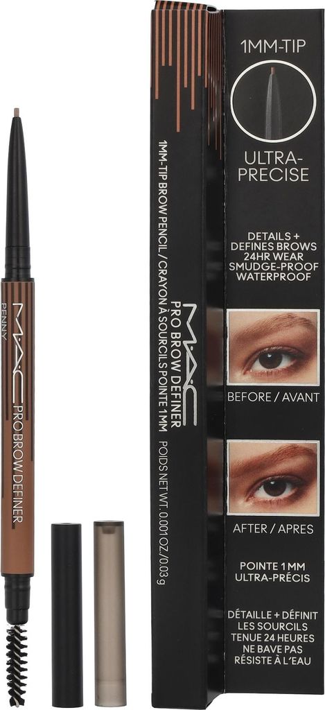 MAC Pro Brow Definer 1mm Tip Brow Pencil Penny 0.001 Ounces