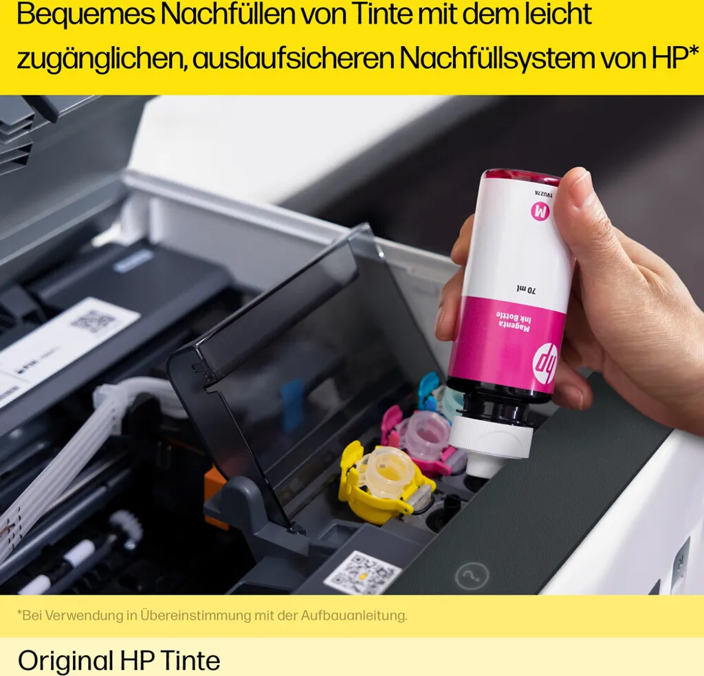 HP 31 70-ml Magenta Original Ink Bottle - Magenta - HP - HP Ink Tank 310 - HP Ink Tank Wireless 410 - HP Smart Tank 350 - HP Smart Tank Wireless 450 - HP Smart... - 8000 pagine - Resa standard - 70 ml - 22