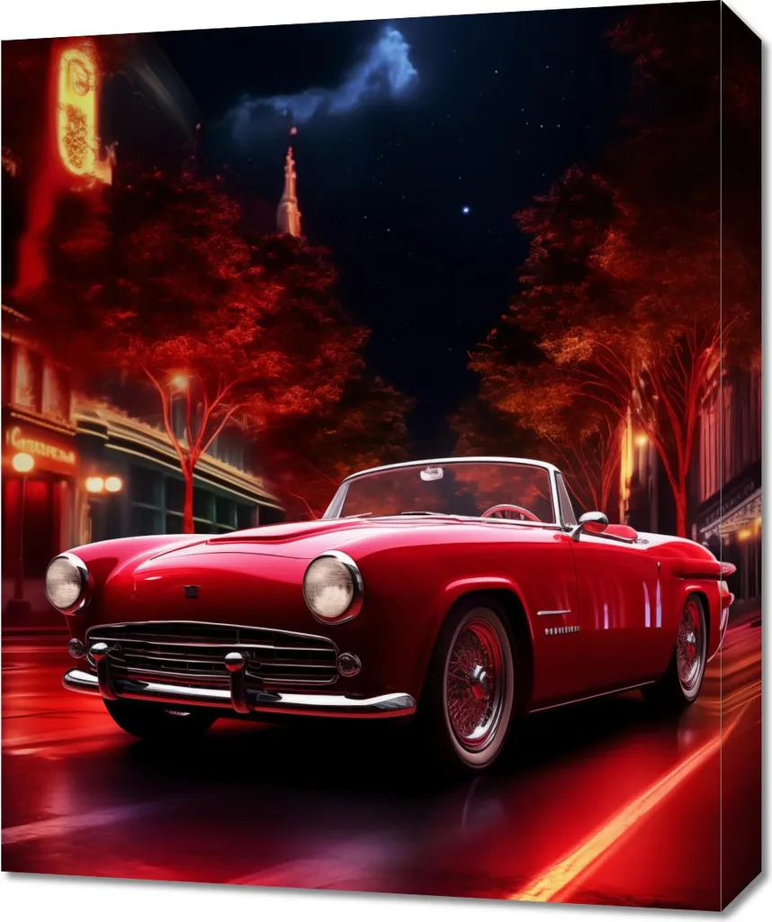 Affiche Déco Automobilgeschrei 50x60 cm - Poster Premium pour Salon