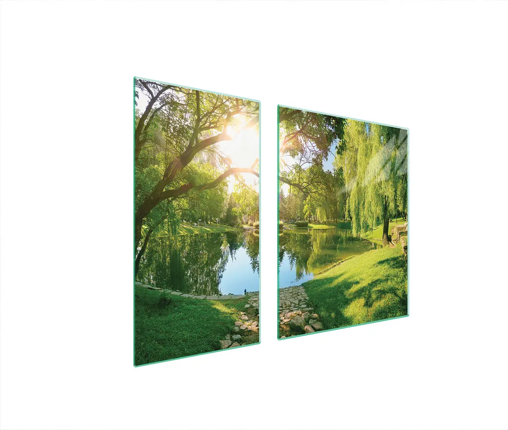 OFFERTA Copri Piano Cottura Induzione 90x52 Vetro Paesaggio Sole