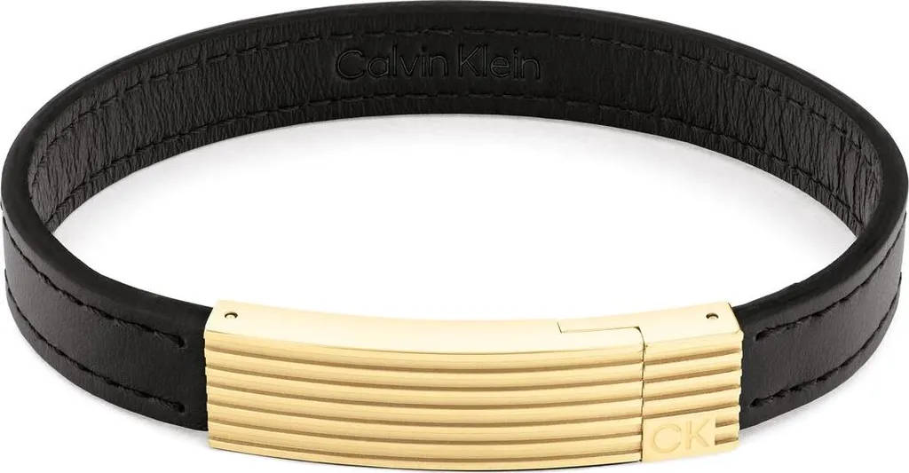 Bracelet Gourmette Calvin Klein Homme 35000269 Bijou Acier de Luxe