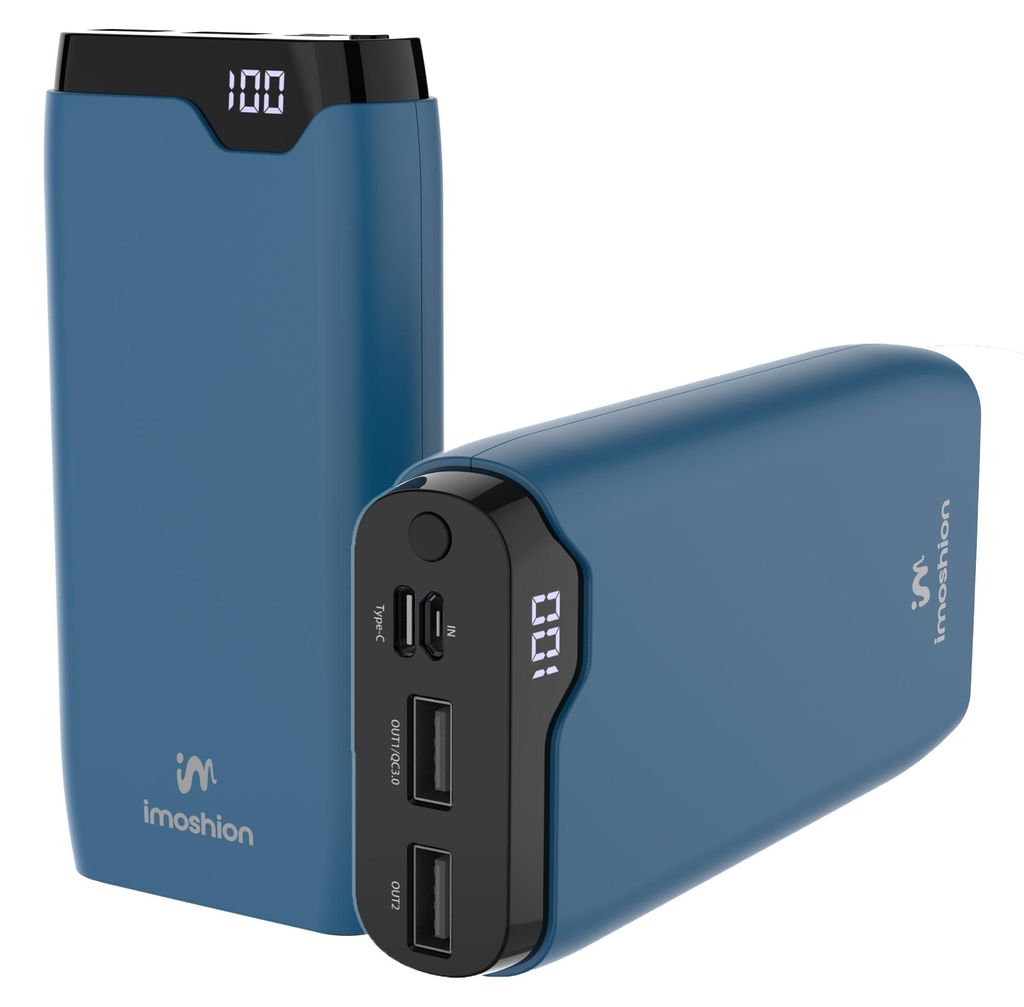 imoshion Powerbank - 20.000 mAh - Schnelles Aufladen und Produktbild 