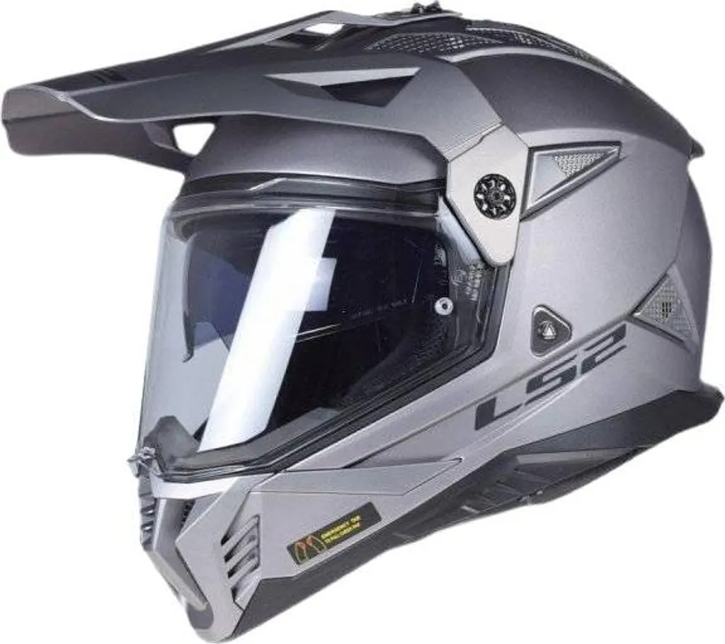 Casque moto LS2 MX702 Pioneer II Matt Titan M - Casque de sécurité intégral