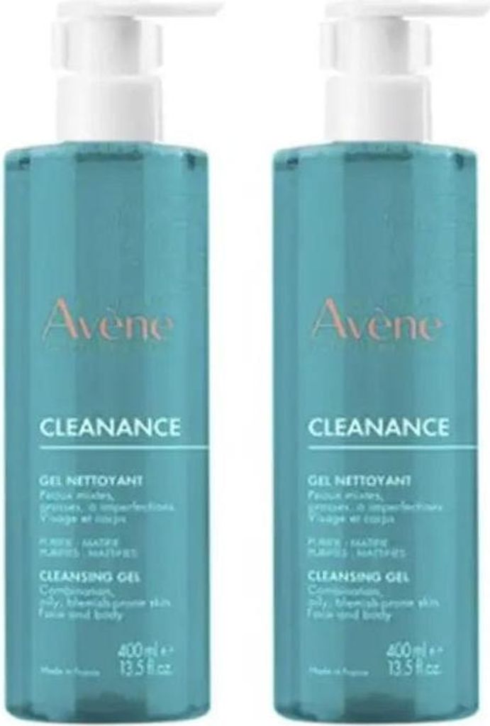Avène Cleanance Duo Reinigungsgel, 2 x 400 ml Produktbild 