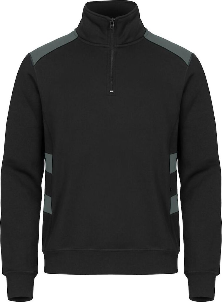 Clique Ambition Sweatshirt mit halbem Reißverschluss und versteckter Seitentasche