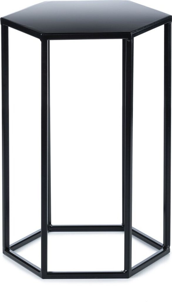 HowHomely Blumenständer schwarz 40 cm LOFT Produktbild 