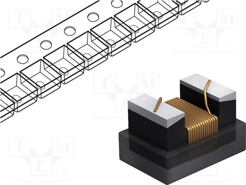 10x Drossel: Draht 0402 170mΩ SMD 12nH -40÷150°C 640mA Q: 24 5% 0402AS-012J-08 Ve