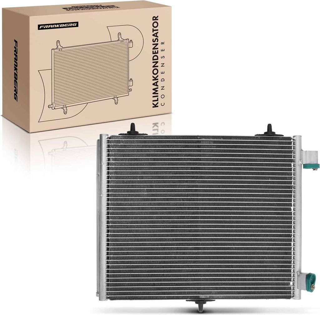 Frankberg 1x Kondensator Klimaanlage für Citroën C2 C3 DS3 Peugeot 1007 2008 207 208