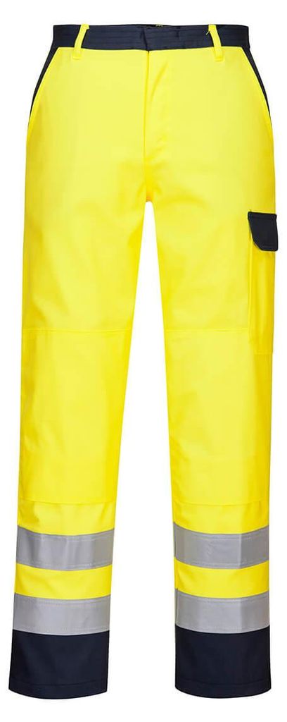 Portwest FR92 Bizflame Warnschutz Pro Hose Yellow Gr. XXL