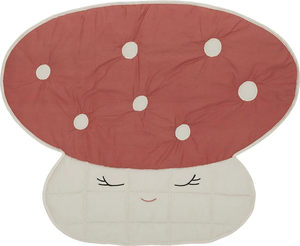OYOY MINI Tapis L120 x W98 cm rouge - Tapis de jeu enfant en coton
