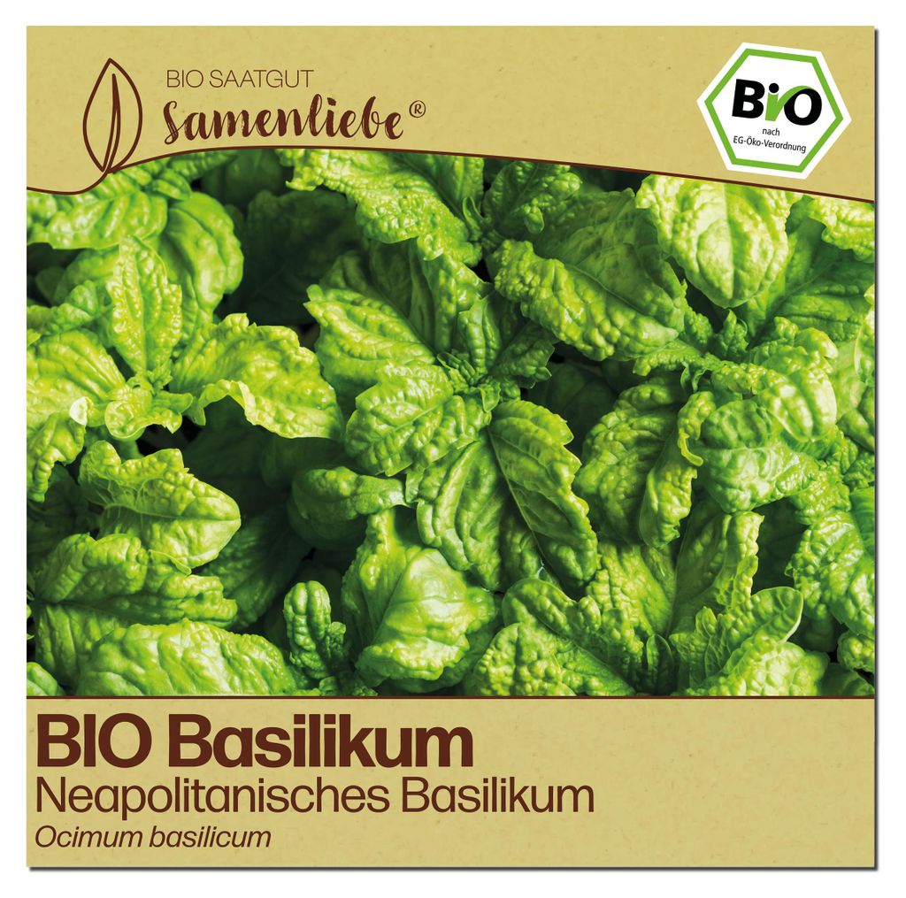 Samenliebe  Basilikum Samen | italienischer Neapolitano - Produktbild 