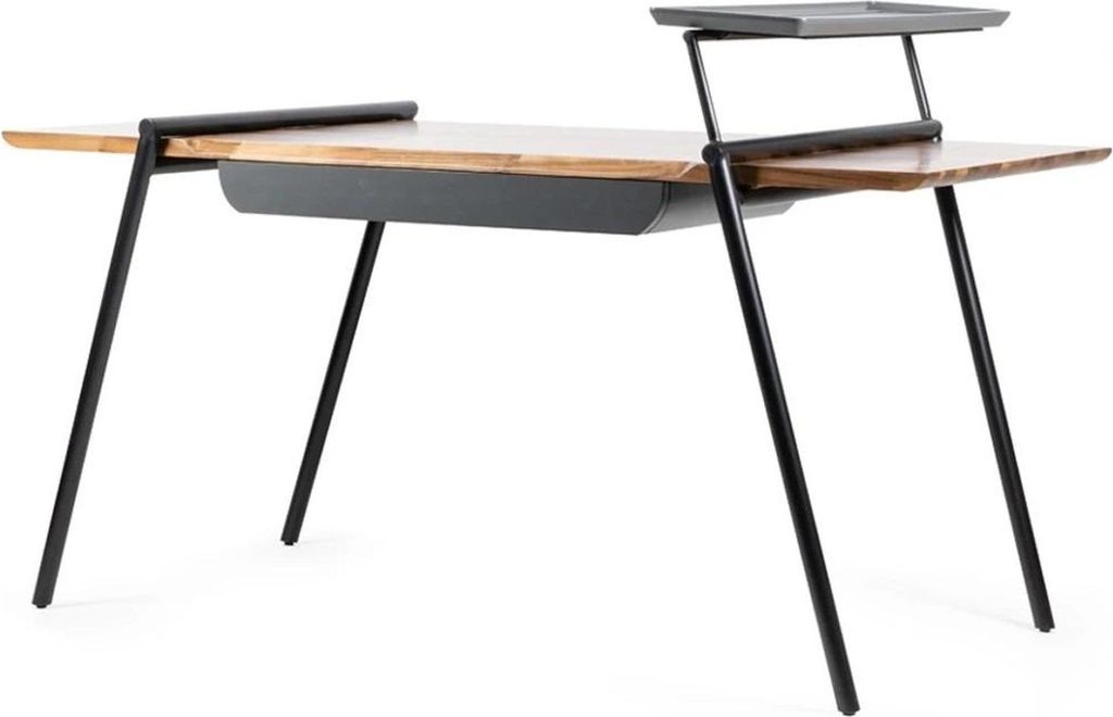 Büromöbel Arbeitstisch Braun Schreibtisch Holz Computertisch Tisch Einrichtung