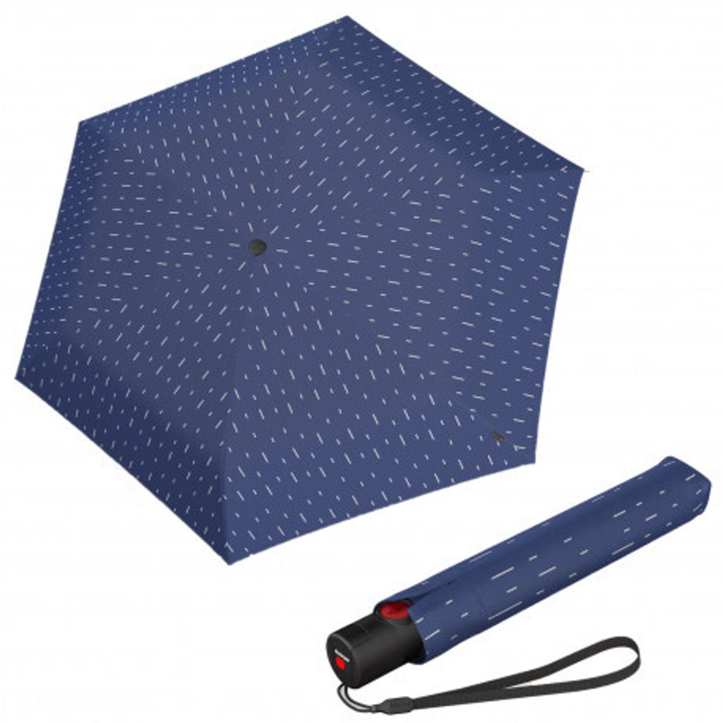 Knirps KNIRPS U.200 RAIN BLUE - elegantní dámský plně Obrázek produktu 