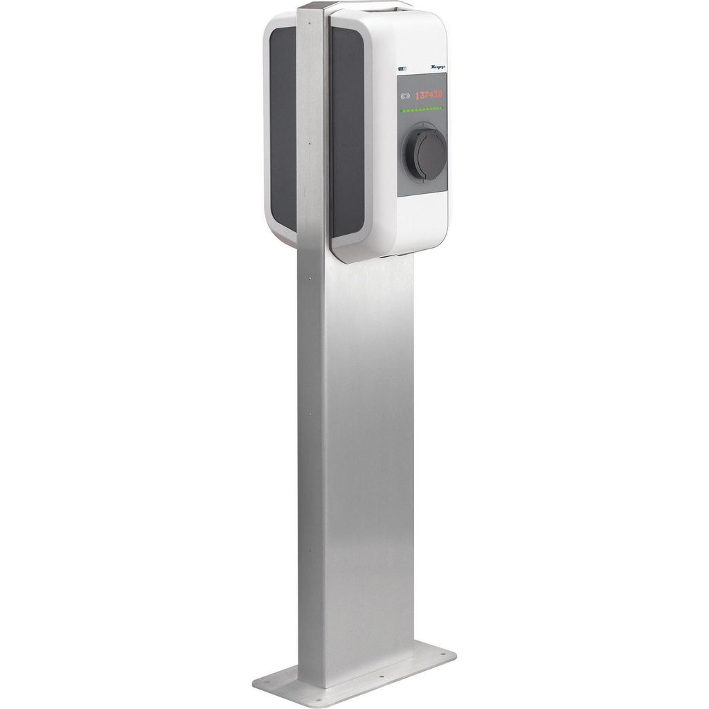 Keba 90.786 Stele für zwei wallbox stainless steel 90786 Produktbild 