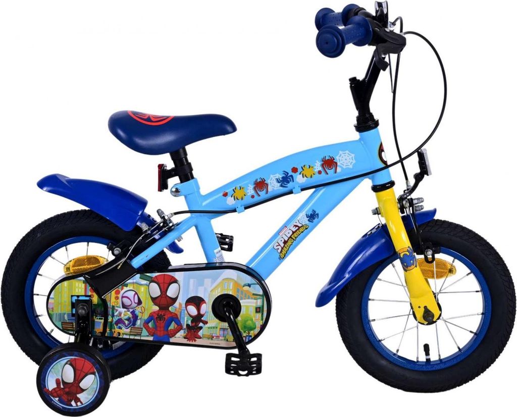 Bicicletta per bambini Spidey - ragazzi - 12 pollici - blu Immagine del prodotto 